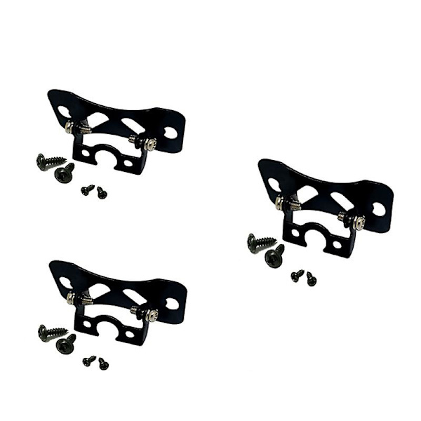 Universal Bil Bakkamera Monteringsfäste Svart Rostfritt Stål Hållare Fodral För Dvr/backspegel/backkamera 3 PCS