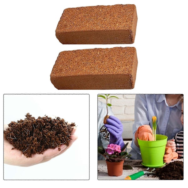 Kokos Kokosfibre jord, Kokos Kokosfibre Startblanding, havemursten til 5-7L
