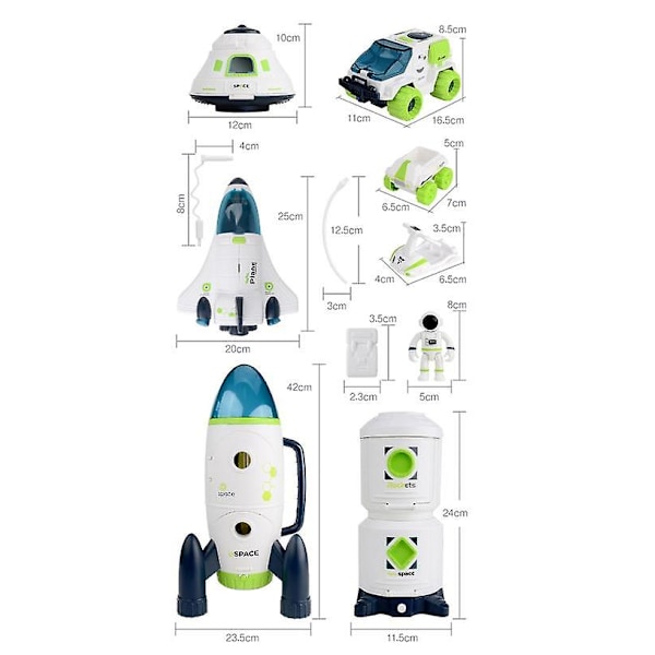 Puzzle Space Model Shuttle Avaruusasema Raketti Ilmailulelu Pojille Leikkiauto Lahja Astronaut