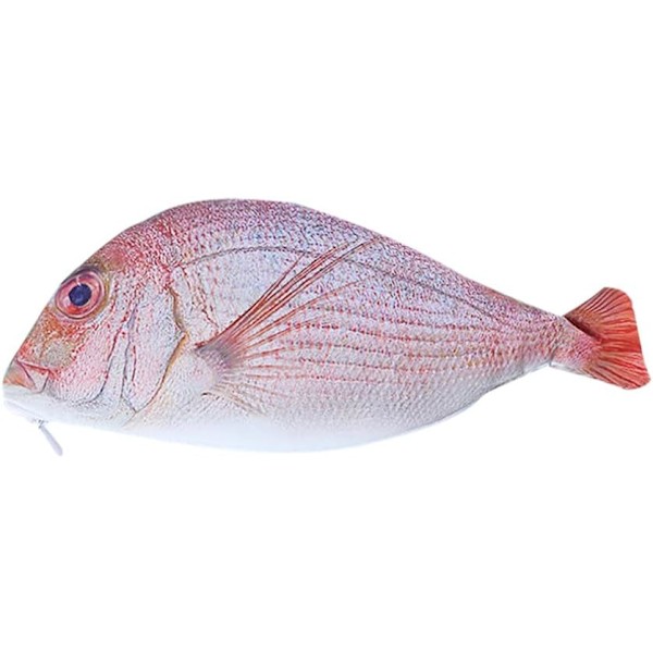 Fisk Pennepose Sjov Blyantpose Fisk Form Lynlås Pung Nyhed Fisk Pennepose til Skole Klasseværelse Forsyning-Fisk Pennepose Sjov Blyantpose