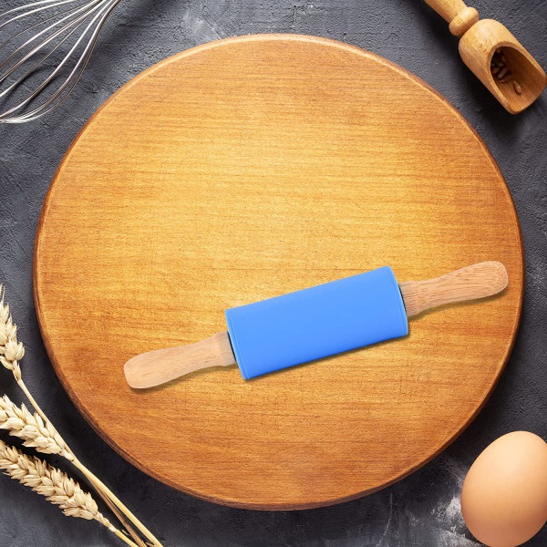 Børnekagerulle, non-stick træhåndtag