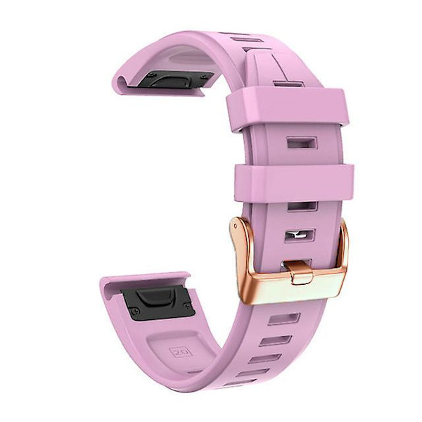 Vaihtohihna Garmin Fenix 5S Plus 6S Pro:lle, Silikoninen 20mm Älykello Ranneke Pink
