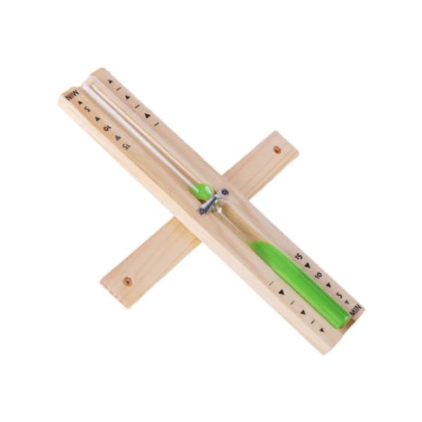 Sauna Timeglas Sand Timer 30 Minutter, Timeglas Varmebestandigt, Multipurpose Tidsstyring, Roterende Sandur til Bad green