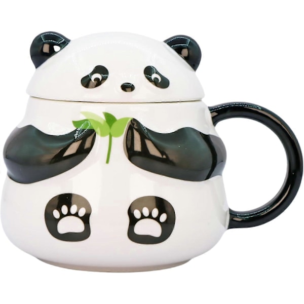 12oz Panda Krus Søde Keramiske Kaffekrus Søde Nye Panda Kaffekrus Tekop Gaver til Jul Fødselsdag