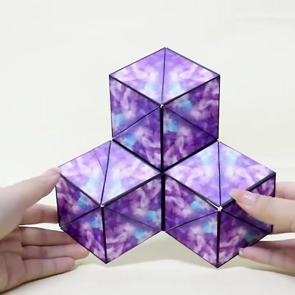 3D Magnetisk Terningpuslespill Allsidig Terning Tredimensjonal Deformasjon Romlig