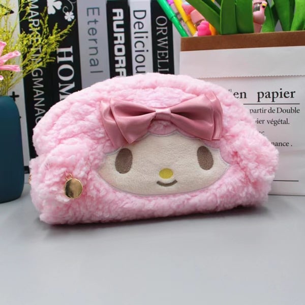 Anime-figurer plys blyantæske - Bedårende etui med stor kapacitet til skolekontor Kirby Kirby