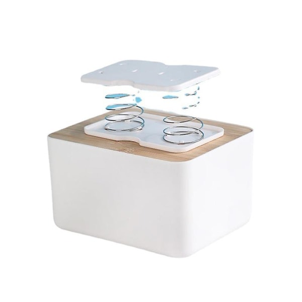 Spring Tissue Box Presents Box Spring Tray Creative Automatic Bouncer Papirhåndkle indre holder Elastisitetsbrett Tilbehør