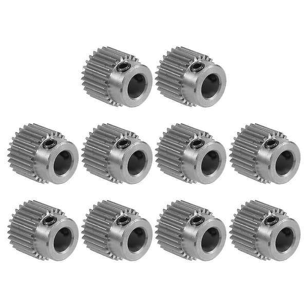 10 stk. ekstruderhjulgear 3D-printerdele 36 tænder gear rustfrit stål ekstrudergear til -10, -10