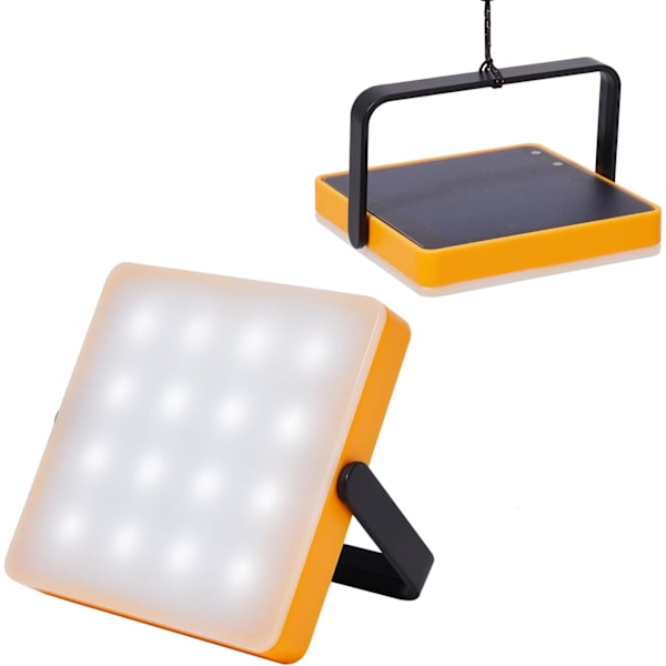 Oppladbar campinglanterne - Sterke leirlys for telt - Bærbar LED-campinglys med 4 moduser, perfekt for camping og fotturer