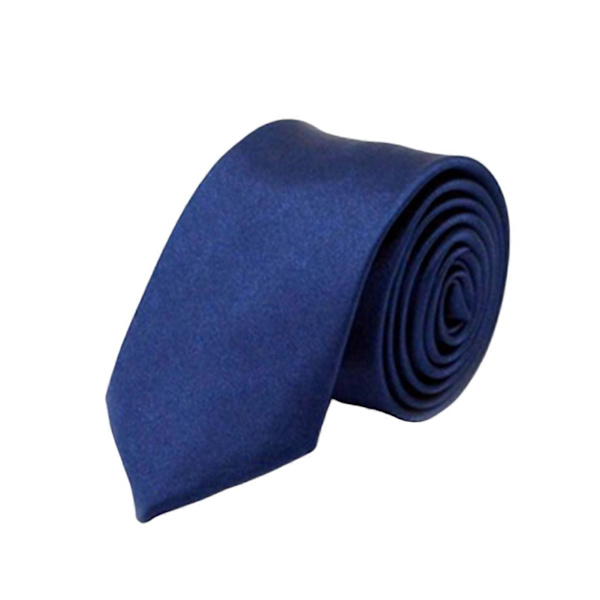 Mænds Silke Slips Skoleuniform Formelle Festdragt Slips Til Fødselsdag Bryllup Light Navy Blue