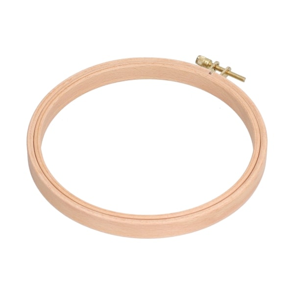 Rund tresylindring for brodering, multifunksjonell, tykk broderiramme for brodering, korssting, sying