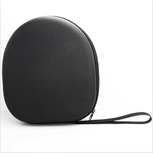 Hovedtelefonpose til on-ear/over-ear-headset, etui, 21 x 18,5 x 6 cm, sort