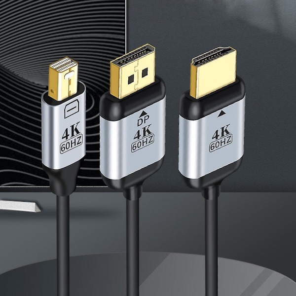 Uusi Thunderbolt 3, USB-c - Dp Type-c -kaapeli Displayportiin 4k 60hz 2
