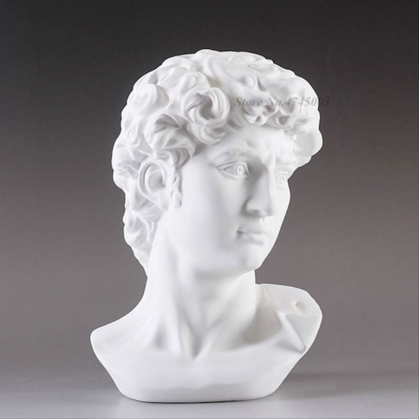Gresk mytologi David hodebyste statue mini Europa Michelangelo