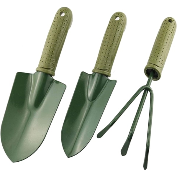 3 i 1 Hageverktøy Spade for Graving Hage Spade for Planting på Plen Legering Spade Plast Håndtak Anti-Skli