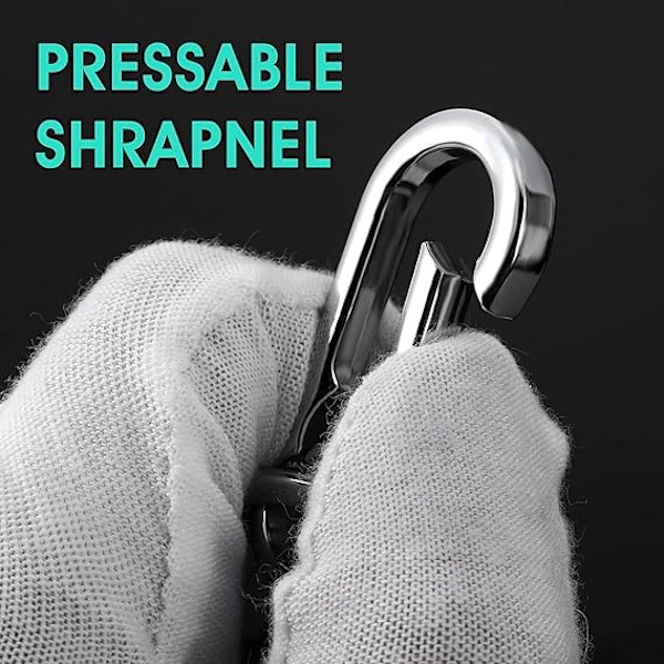 Metallikarabiini Keychain Clip Keyring Key Ring Chain Clips Hook Holder Organizer Unisex, 4 pakkausta