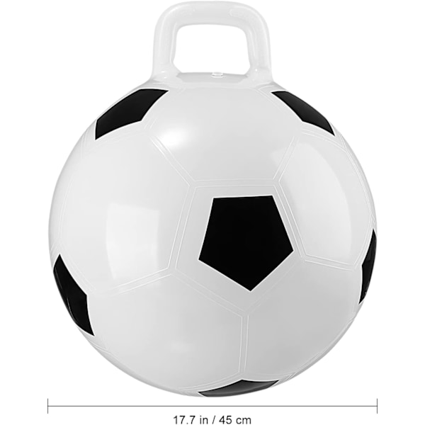 Hoppboll med handtag, studsboll, känguruhoppboll, hoppboll, hoppboll, sittande studsboll, 45 cm