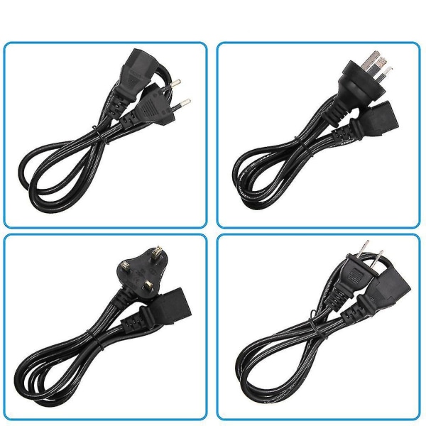 12V 1A 2A 3A 4A 5A 6A 8A 10A AC/DC Adapter Strømkilde Oplader til LED Lyslister CCTV Router 5.5x2.1-2.5mm Han-stik US/UK/EU/AU P