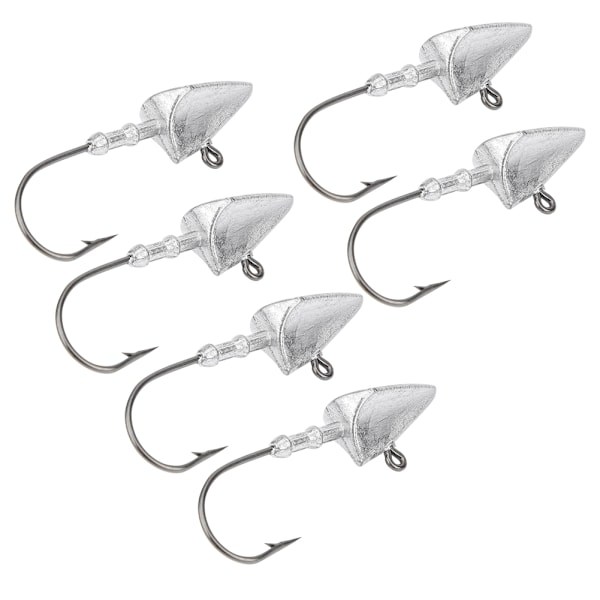 2 påsar jigghuvud fiskekrok bete långskott motvikt fiskekrok bete tillbehör 15g