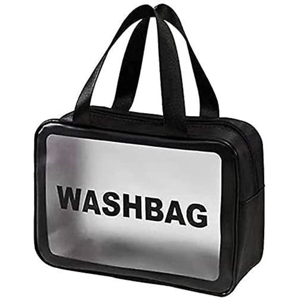 Hsx Toalettveske, Vanntett Toalettveske Pvc Bag Wash Bag Makeup Bag Business