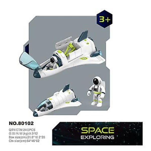 Puzzle Space Model Shuttle Avaruusasema Raketti Ilmailulelu Pojille Leikkiauto Lahja Shuttle