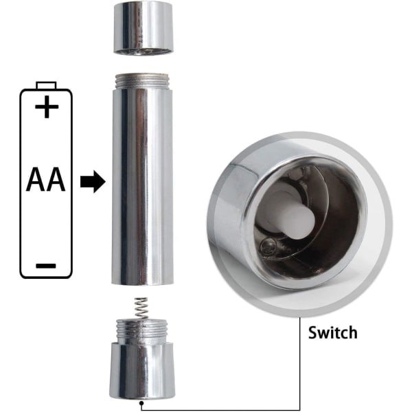 LED-flaska loop LED-lock flaska ljus vattentät