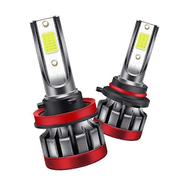 H8/H11 LED Blå Strålkastare 60W 6000LM 8000K, 360 Justerbar Dimljus Halogen Ersättningskonverteringskit