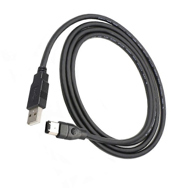IEEE 1394 6-Pin Han til USB-kabel Overfør data mellem USB og lydkort 3 meters