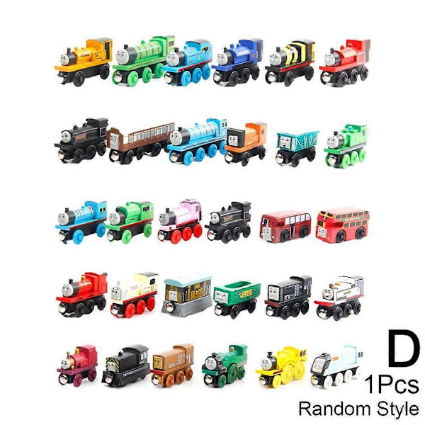 Thomas Tog - Lærings- og Kreativt Legetøj til Drenge, Tegnefilm, Transport Random