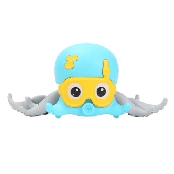 2023 Nyt Octopus-badelegetøj til børn - Pædagogisk Vand Småbarnsgave Kravle Gåture & Sandstrand Lege - Farverigt plastik Blue
