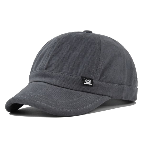 Kort brätte keps enfärgad koreansk stil keps solhatt solhatt vår stil hatt grossist Cd1052Gray