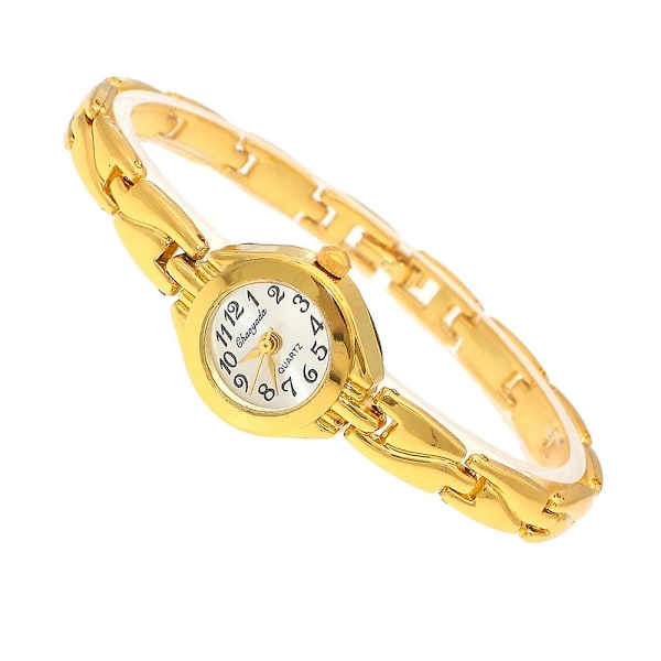 Sødt Dame Armbåndsur Mujer Gyldne Relojes Lille Urskive Quartz Ur Populært Armbåndsur Time Kvinde Damer Elegante Ure Gold 2