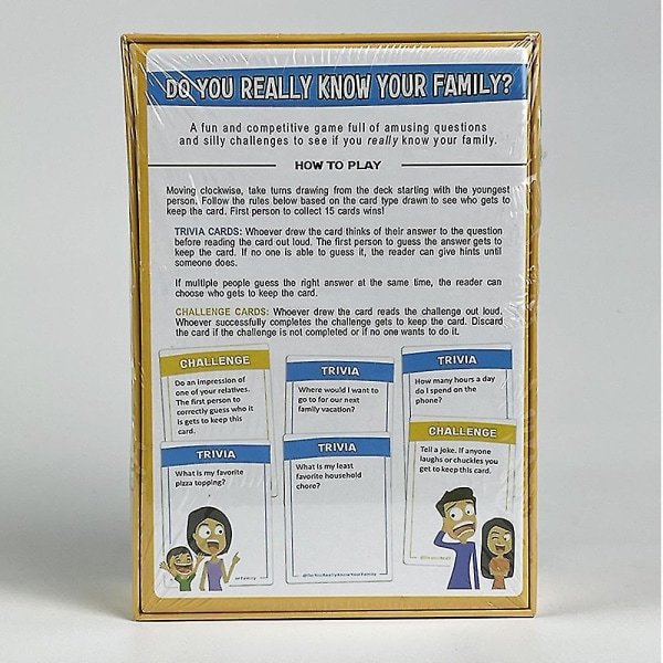 Kjenner du virkelig familiens spillkort Interessante interaktive spillkort for huset
