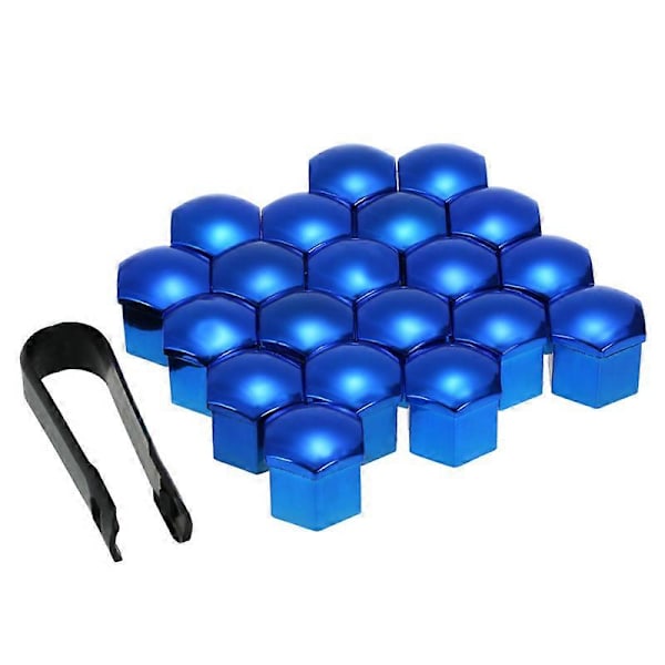 20 st Universal 17mm Hjulmutteröverdrag Lug Nut Caps Skruvskydd