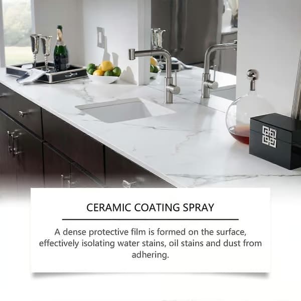 120 ml keramisk coating-spray til rustfrit stål og glas, hydrofobisk beskyttelse mod fingeraftryk 1pc