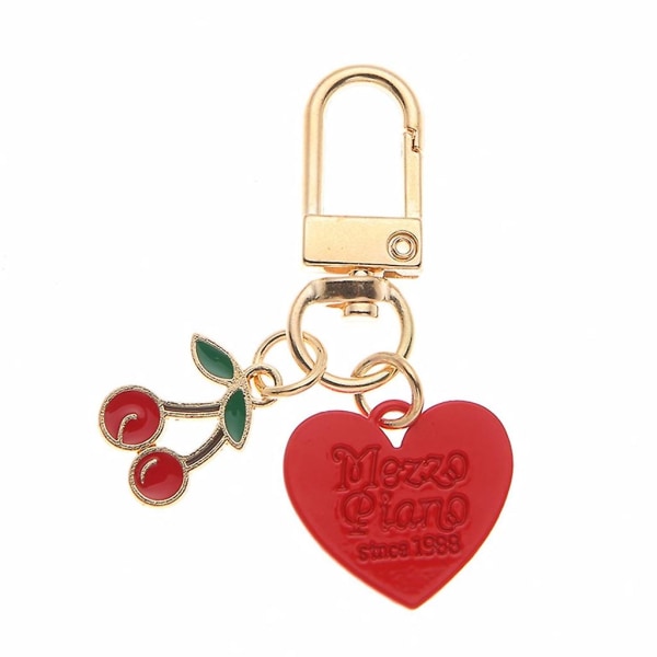 Søde nøgleringe Valentinsdagsgaver til kæreste pige ven metal nøglering