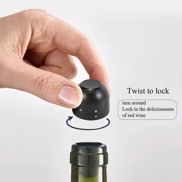 Flaskproppar, 4-pack återanvändbara champagneflaskproppar, läckagesäker