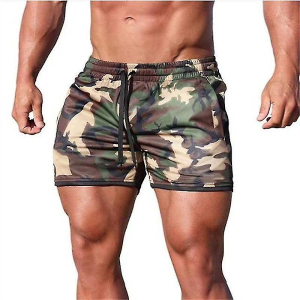 Träningsshorts för män, fitness, bodybuilding black XL