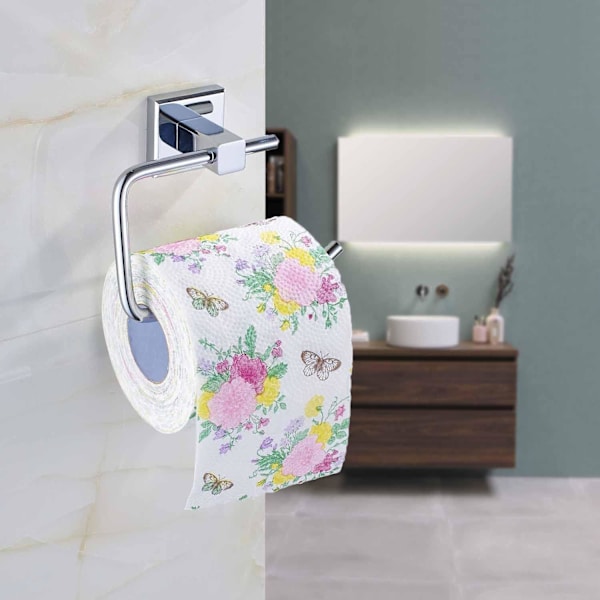 Seinälle kiinnitettävä WC-paperiteline SUS 304 ruostumaton teräs kromattu kiillotettu kylpyhuoneen tarvikkeet WC-paperiteline