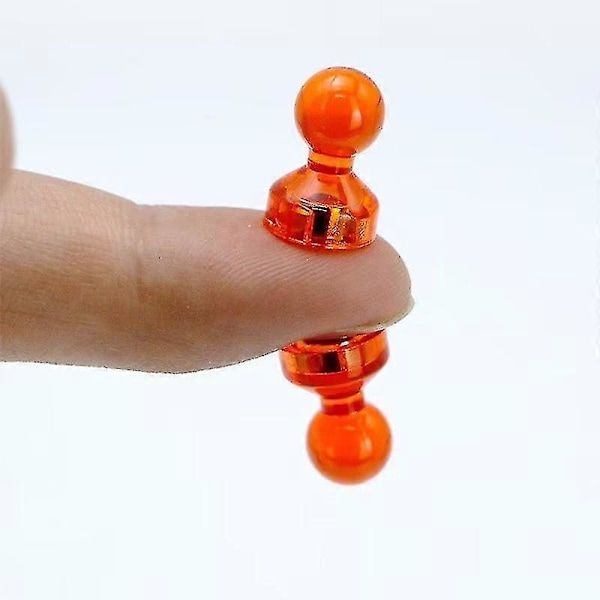 Fargemagnetknapp Magnetisk Partikkel Magnetisk Suging Kartnåler Kontor Magnetisk Spiker (50 stk)
