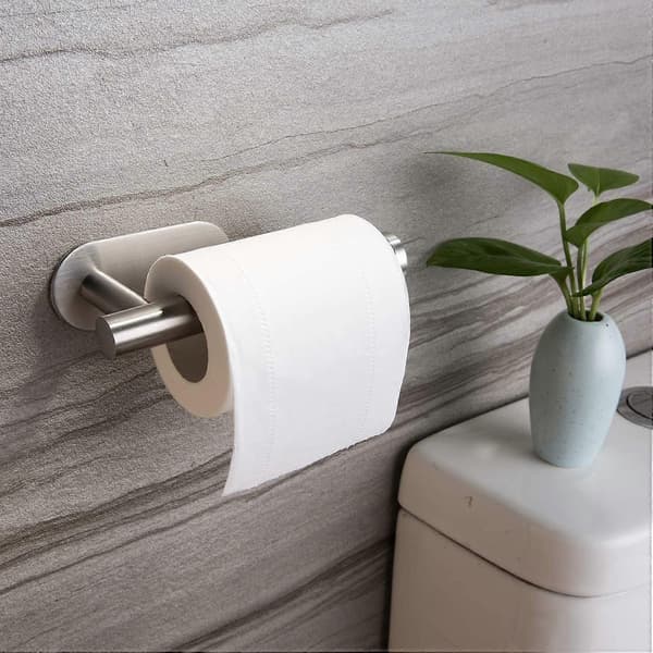 Toiletpapirholder selvklæbende - Toiletpapirholder til badeværelse, klæbemodel