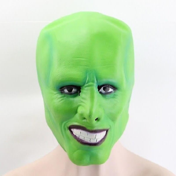 Forkledd geek Jim Carrey Mask Halloween Mask Latex