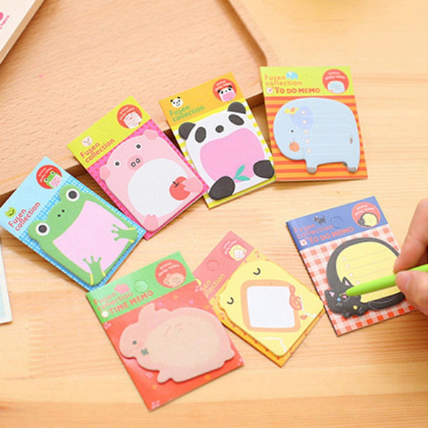 Luovat Tarrat Liimapaperit Eläimet Posted It Pads Piirretty Muistiinpanopaperit Esikoululaisille Elephant