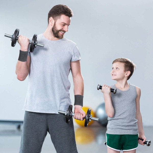 Håndleds svedbånd håndledsbind mænd kvinder 2 stk. sports svedbånd til fitness sports tennis løb træning basketball fugttransporterende blue