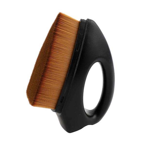 LP Platespiller Vinylplate Rengjøringsbørste Fiber Antistatisk Børste for Vinylplate Black