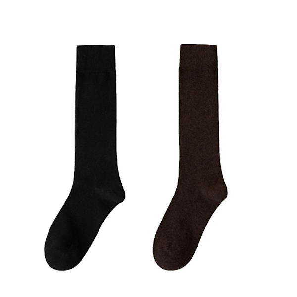 Luistelu sukat Vaaleat läpinäkyvät polven korkuiset luistelu sukat Luistelu nylon sukat (Calf socks) Black * coffee