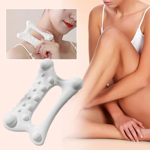 1 stk Gua Sha Kropps- og Ansiktskrape Verktøy for Tynnere Ansiktsmassasje for G