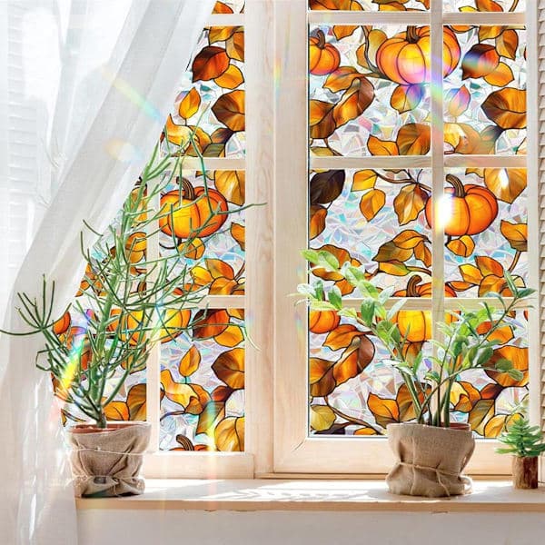 To elementer - vindusdekaler, glassmalerifilm - 100X43cm