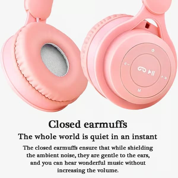 Trådlösa hörlurar barnhörlurar barnhörlurar Bluetooth-hörlurar barnhörlurar (vit)