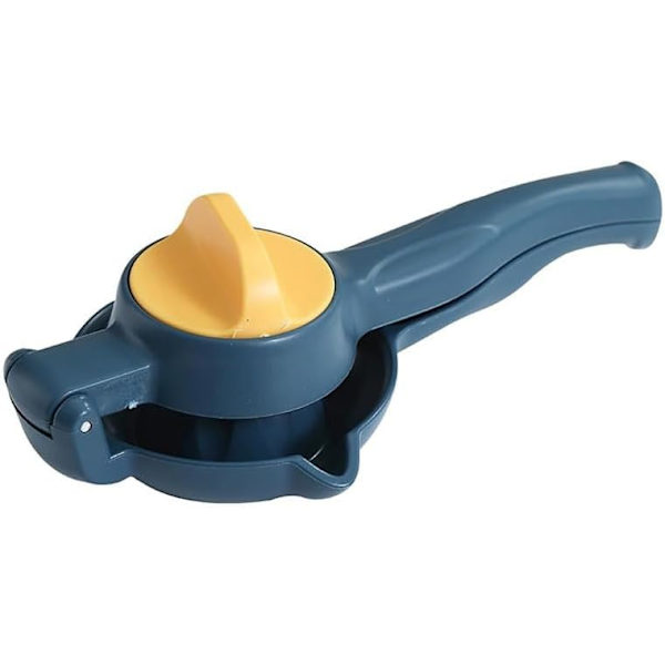 Manuell citruspress - Lätt att pressa kraftig citronpress handpress - Ergonomisk citruspress och fruktpress för små apelsiner Blue